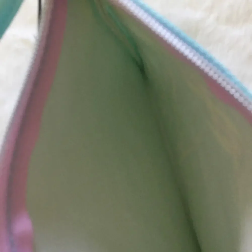 Makeup Forever Teal Makeup Bag